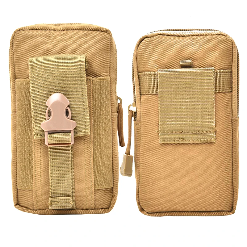 Edc Carry Holster - Molle Tactical Pouch Phone Case Holder