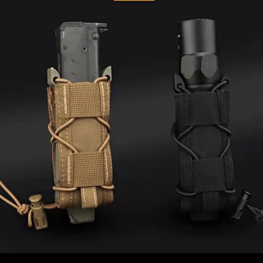 Edc Carry Holster - 9MM Pistol Single Magazine Pouch Molle