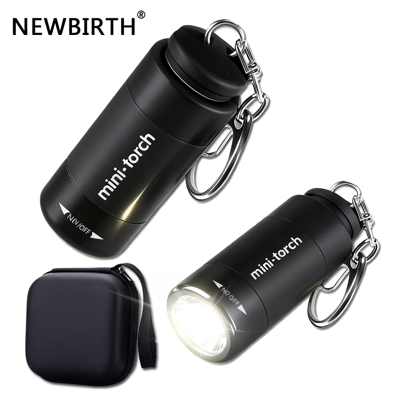 Keychain Flashlight - USB Rechargeable LED Multifunctional Strong light