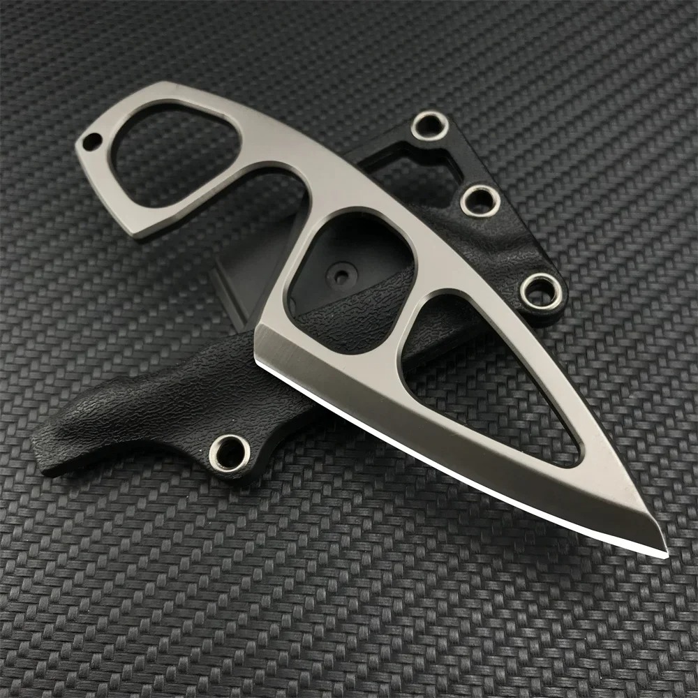 Edc Pocket Carry Fixed Blade - High Hardness Neck Knife 440C Blade