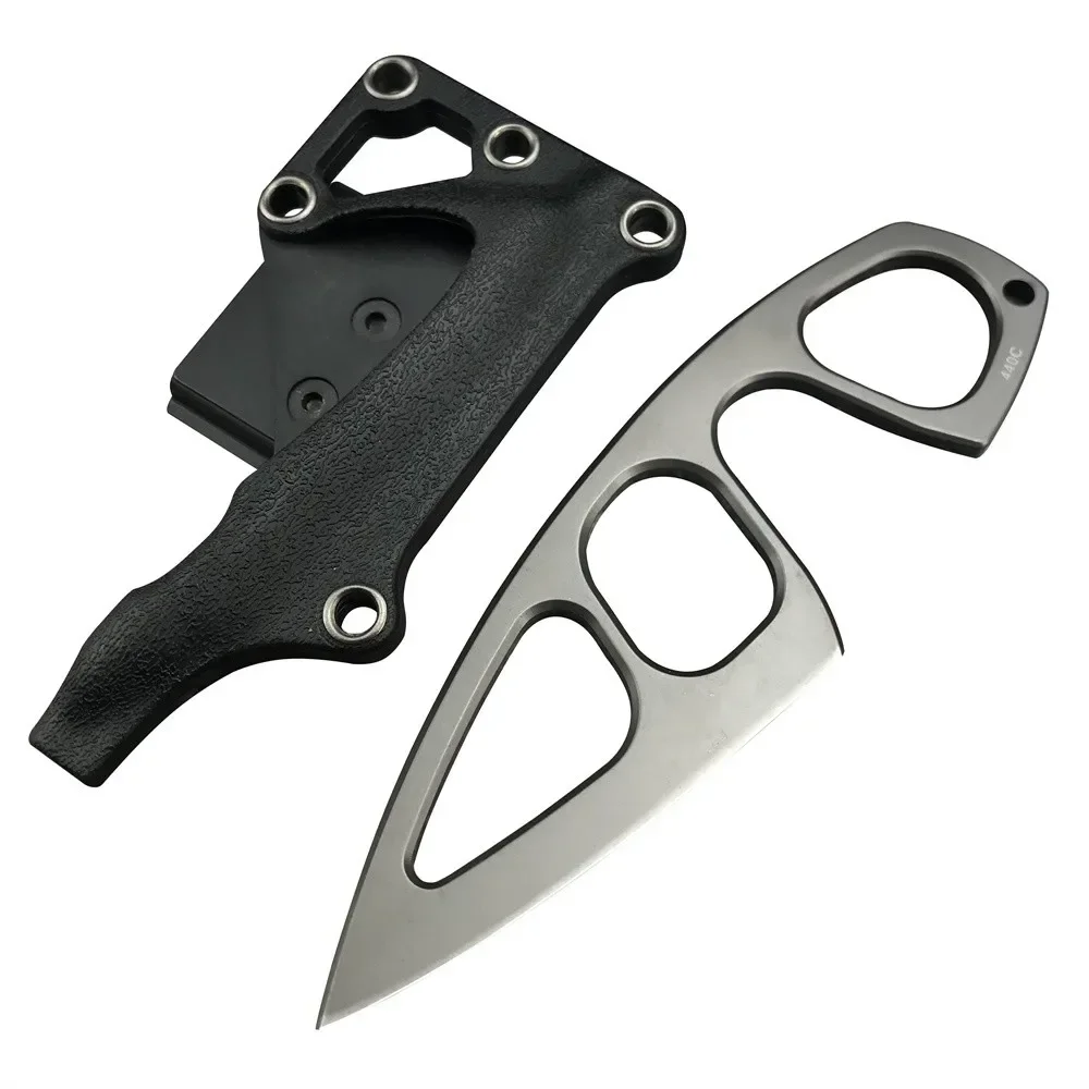 Edc Pocket Carry Fixed Blade - High Hardness Neck Knife 440C Blade