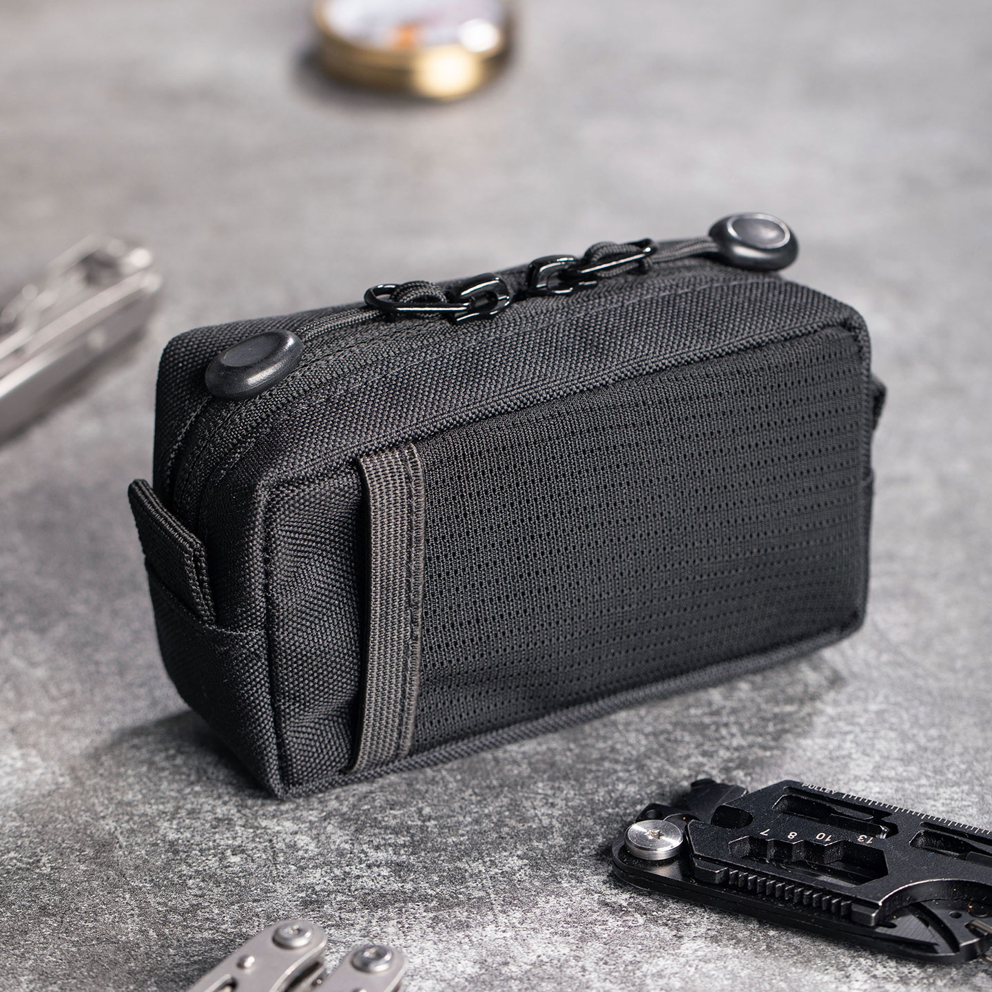 Edc Carry Pocket Pouch - Tactical EDC Organizer Bag Durable Oxford