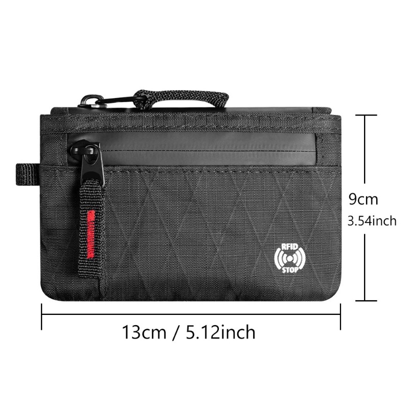 Edc Carry Card - Ultra-Thin RFID Anti-Theft EDC Wallet, Multi-Compartment
