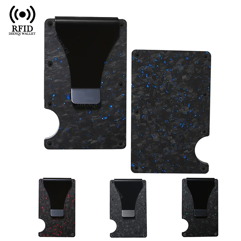 Edc Carry Card - Men's RFID Blocking Wallet Metal Card