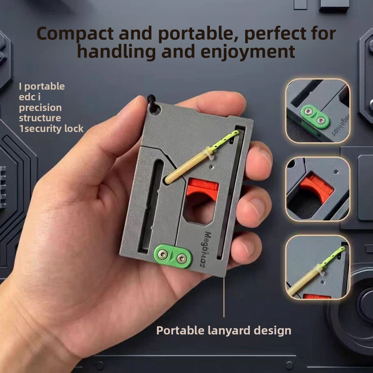Edc Carry Card - MagaPivot Card Slingshot Portable Foldable EDC