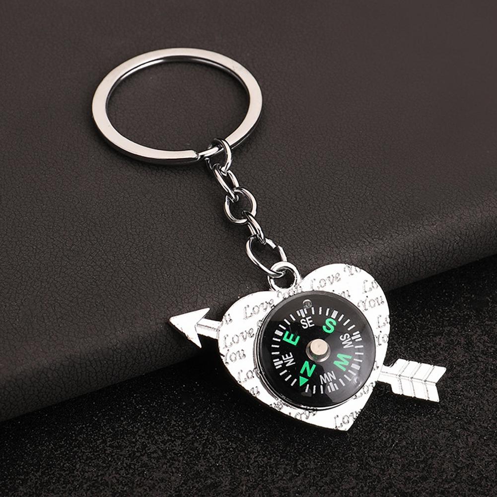 Compass Keychain Mini - High-end Texture Keychain Mini Alloy Compass