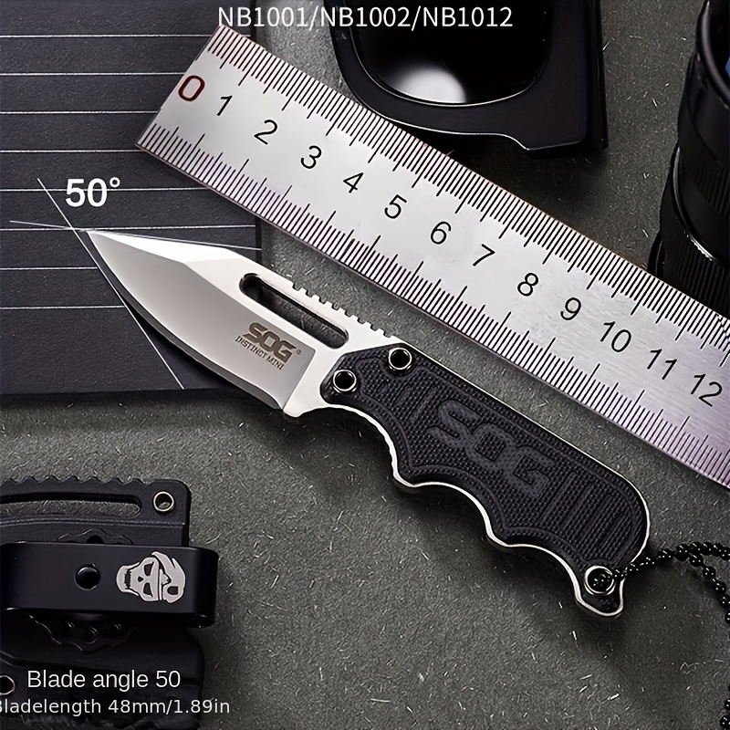 Edc Fixed Blade Deep Carry - 5CR15 stainless steel lightweight EDC small