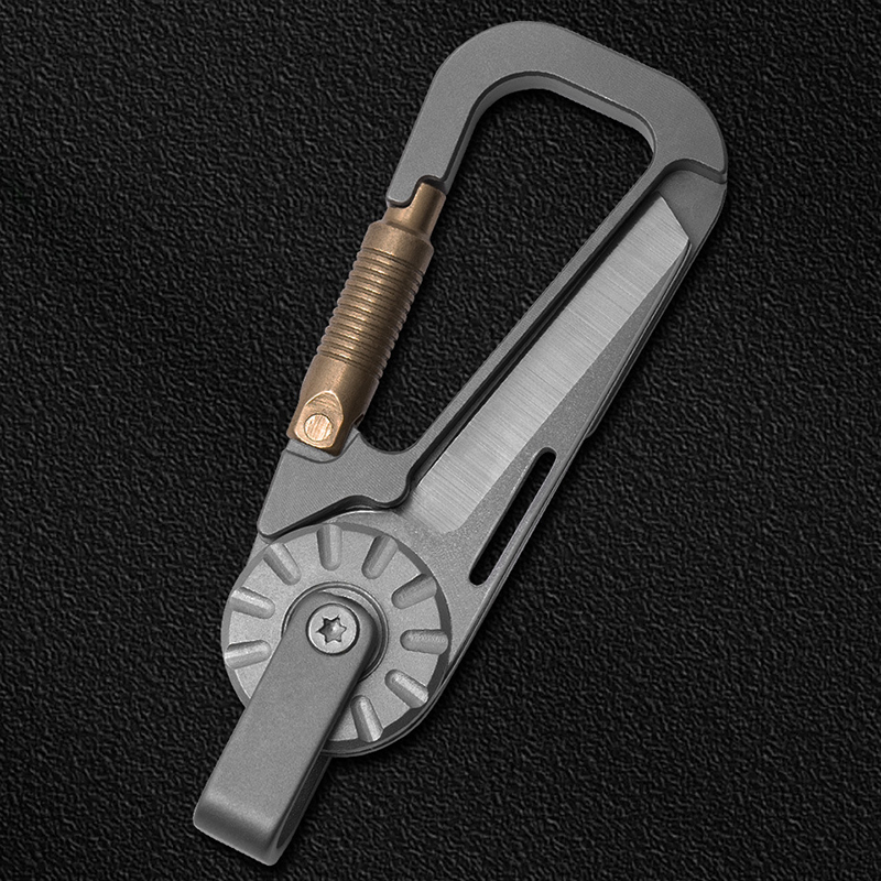 Edc Carry Essentials - Titanium Alloy Car Keychain for Men