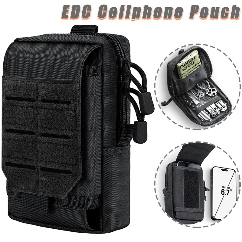 Edc Carry Holster - Tactical MOLLE EDC Utility Waist Bag