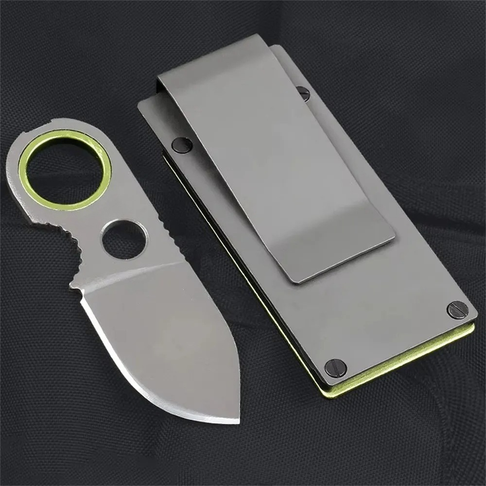Edc Pocket Carry Fixed Blade - Mini EDC Ring Fixed Blade Knife