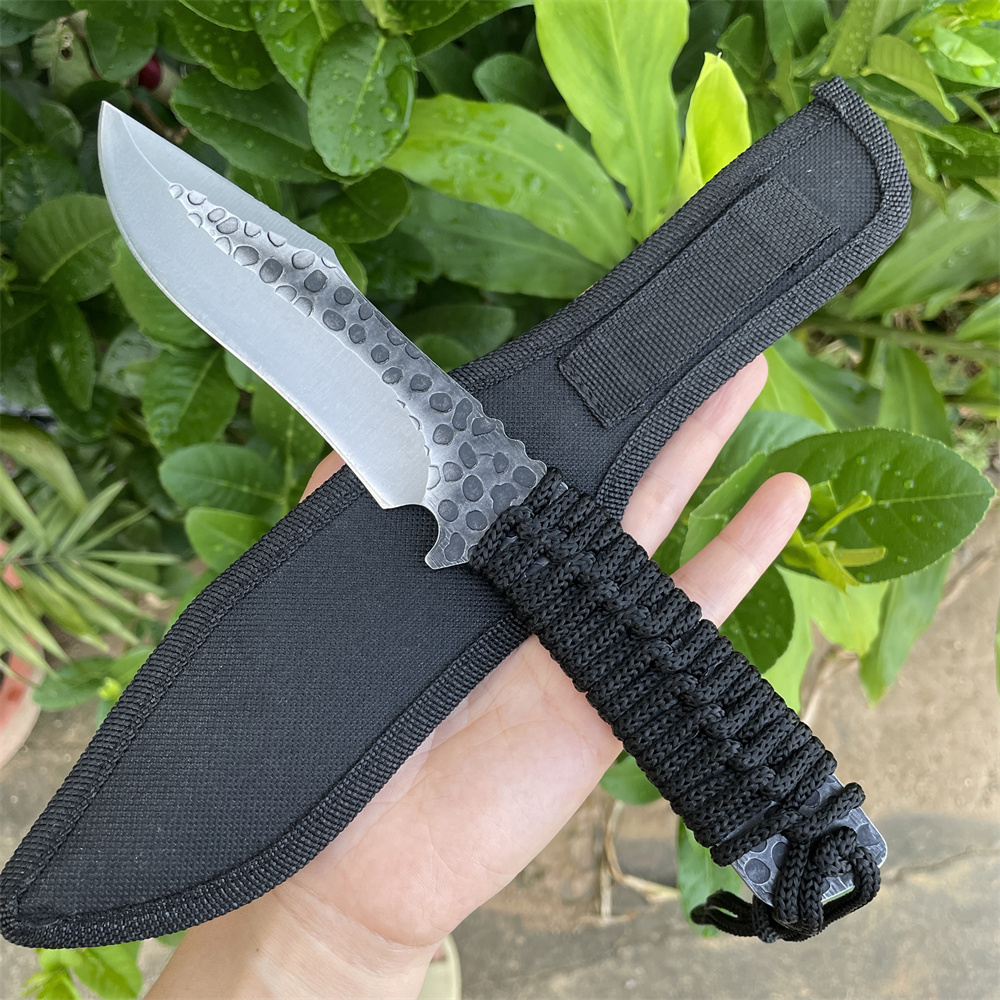 Edc Pocket Carry Fixed Blade - Forged 8cr13mov Blade Pocket knife Outdoor