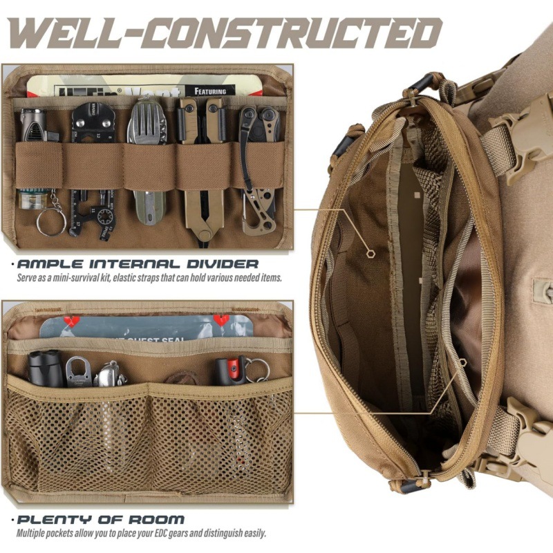 Strap Fishing Vest Tactical Ch - Edc Carry Backpack ulasan dan harga