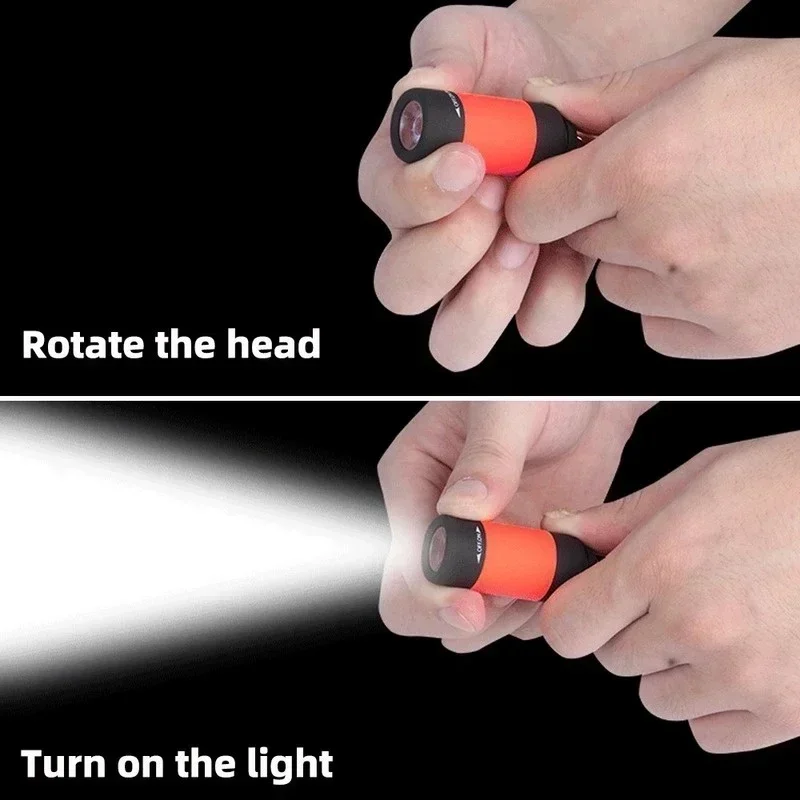 USB Rechargeable LED Multifunc - Keychain Flashlight ulasan dan harga