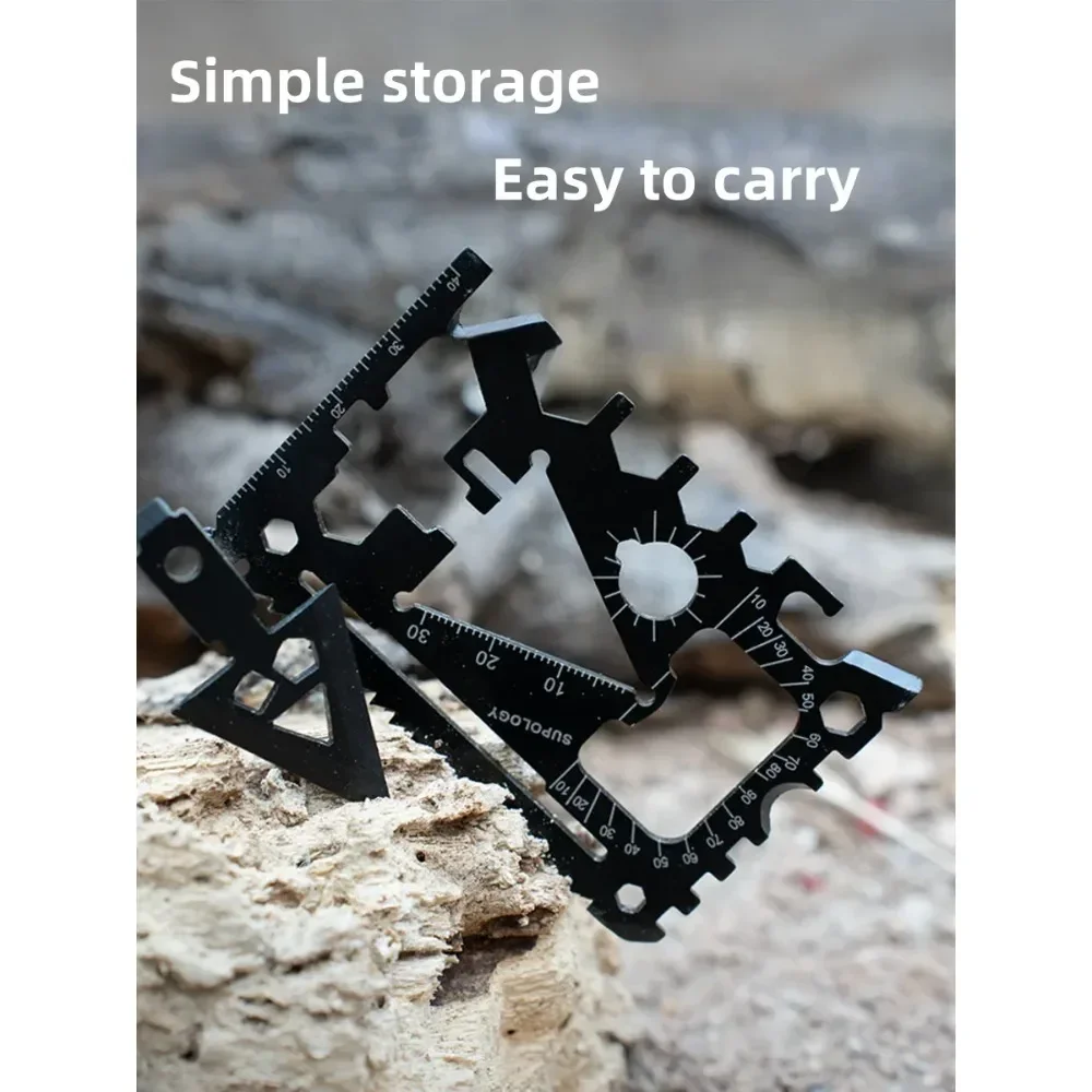 Outdoor Portable 18 in 1 Card  - Edc Carry Card ulasan dan harga