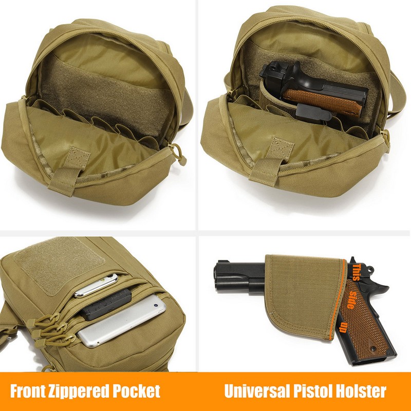 New Tactical Chest Bag Pistol  - Edc Carry Backpack ulasan dan harga