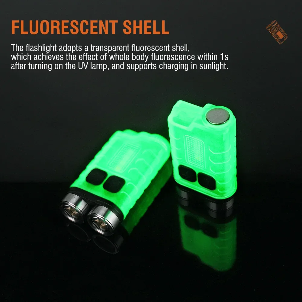 BORUiT V3 LED Keychain Portabl - Keychain Flashlight ulasan dan harga