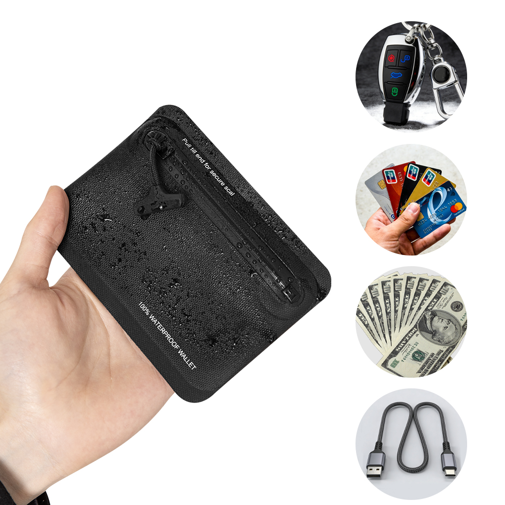 Waterproof Zipper Coin Purse O - Edc Carry Card ulasan dan harga