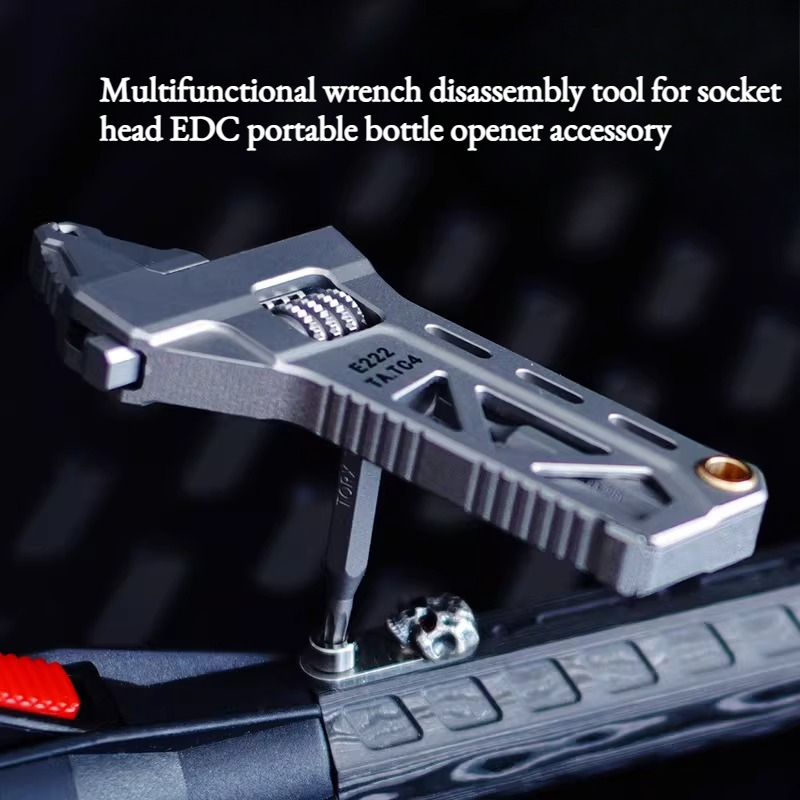 TC4 All-titanium Alloy Wrench  - Edc Carry All ulasan dan harga