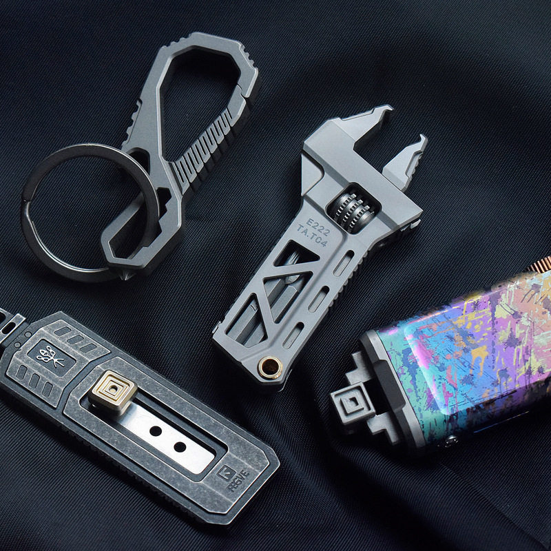 TC4 All-titanium Alloy Wrench  - Edc Carry All ulasan dan harga