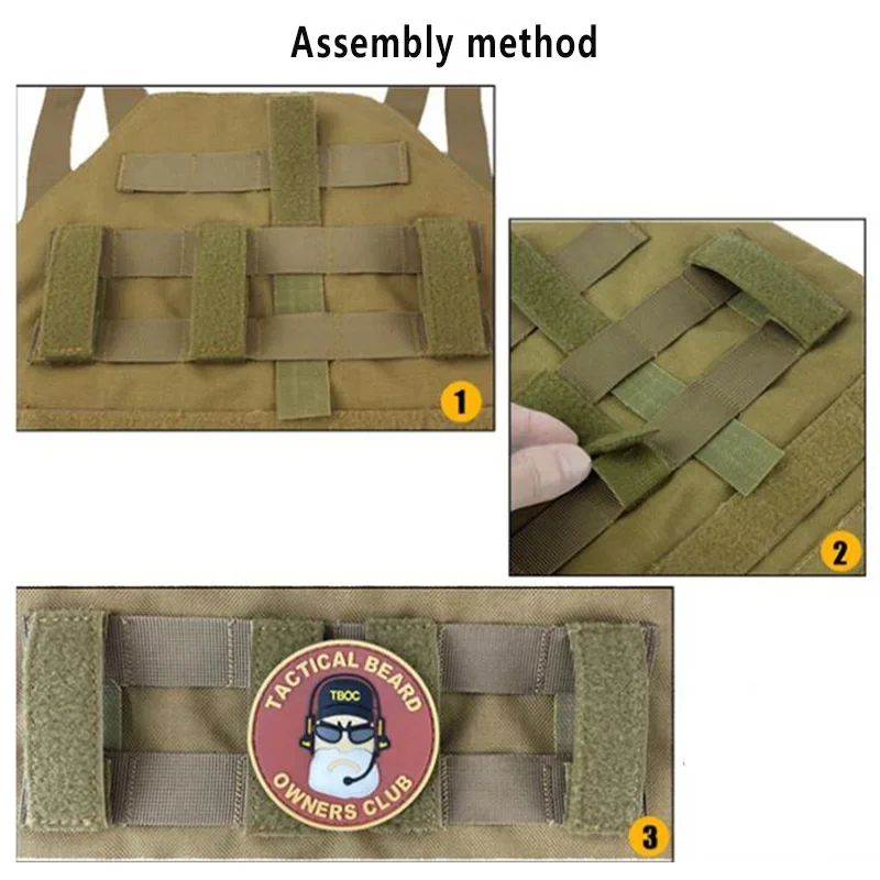 4PCS Molle Strip Adapter Vest  - Edc Carry Card ulasan dan harga