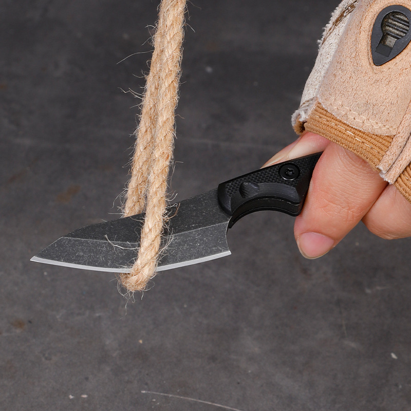 5CR15 Stainless Steel Small Fi - Edc Pocket Carry Fixed Blade ulasan dan harga