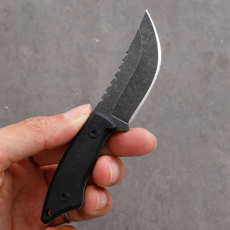 5CR15 Stainless Steel Small Fi - Edc Pocket Carry Fixed Blade ulasan dan harga