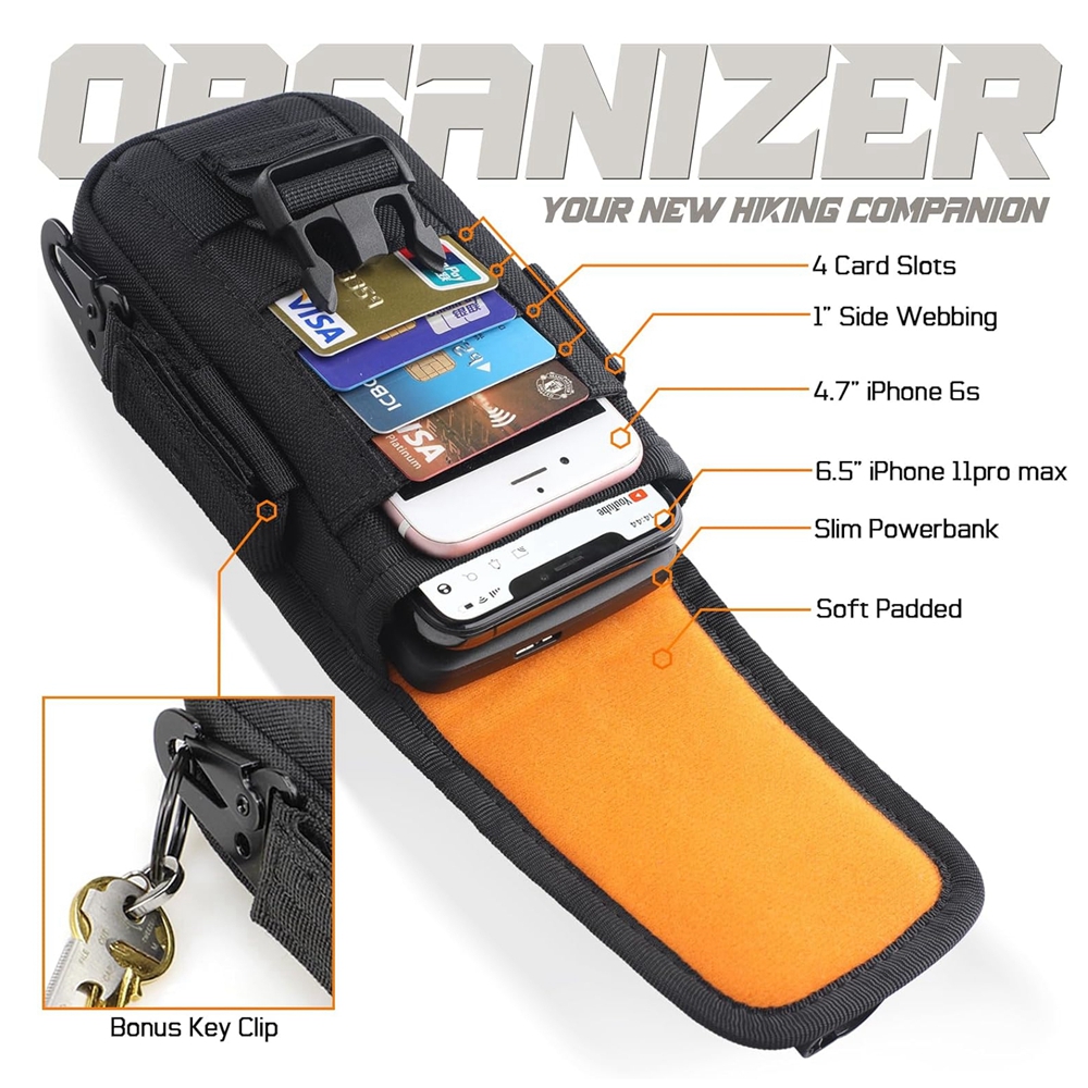 Tactical Phone Pouch Molle,Sma - Edc Carry Card ulasan dan harga