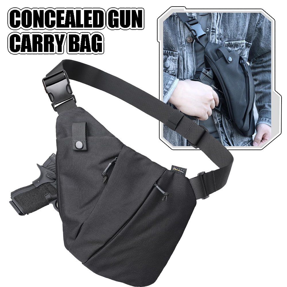 Tactical Concealed Gun Carry B - Edc Pistol Carry Bag ulasan dan harga
