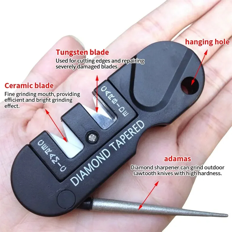 4-in-1 Mini Portable Knife Sha - Pocket Knife Ceramic ulasan dan harga