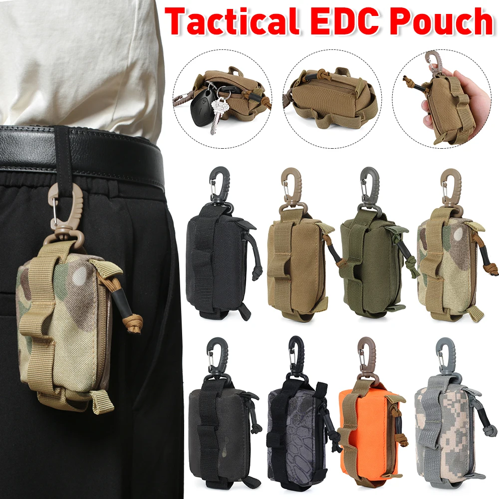 Tactical EDC Pouch Zipper Key  - Edc Carry Card ulasan dan harga