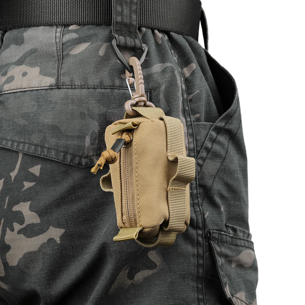 Tactical EDC Pouch Zipper Key  - Edc Carry Card ulasan dan harga