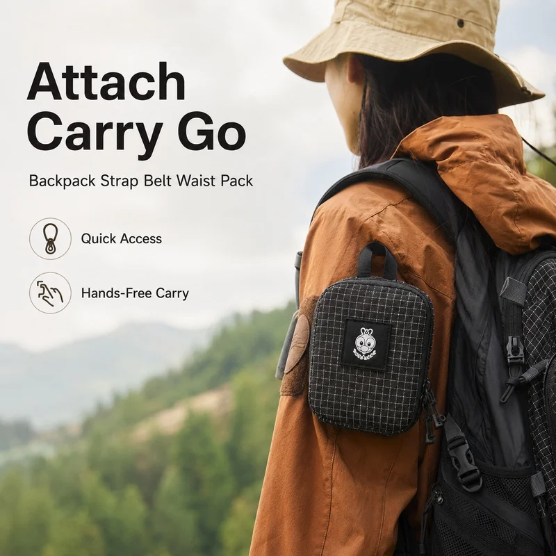 EDC Grid Fabric Organizer Pouc - Edc Carry Pocket Pouch ulasan dan harga