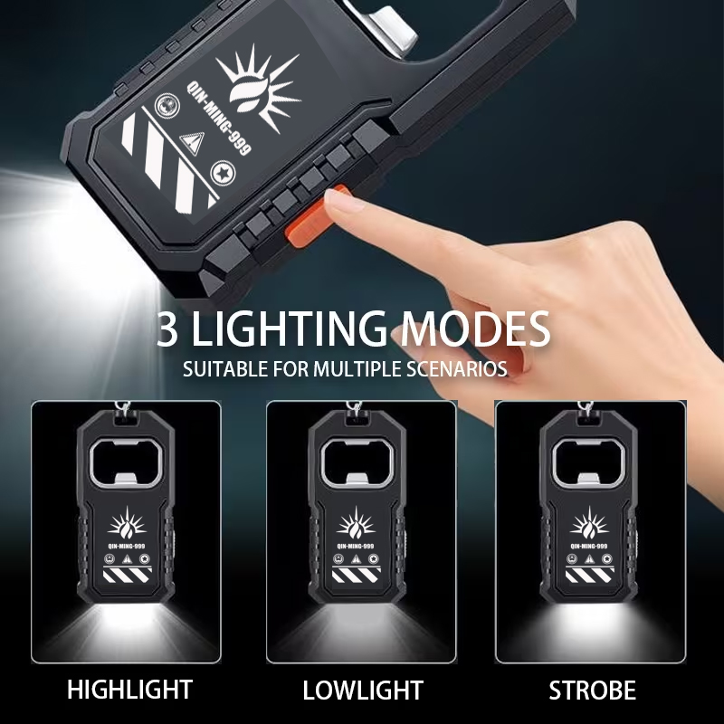2Pcs Portable LED COB Keychain - Keychain Flashlight ulasan dan harga