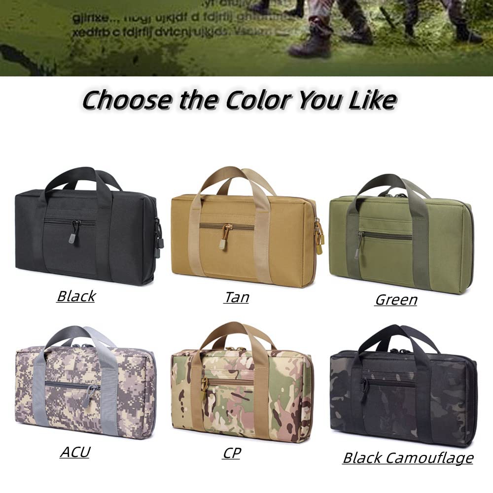 Tactical Pistol Range Bag Gun  - Edc Pistol Carry Bag ulasan dan harga