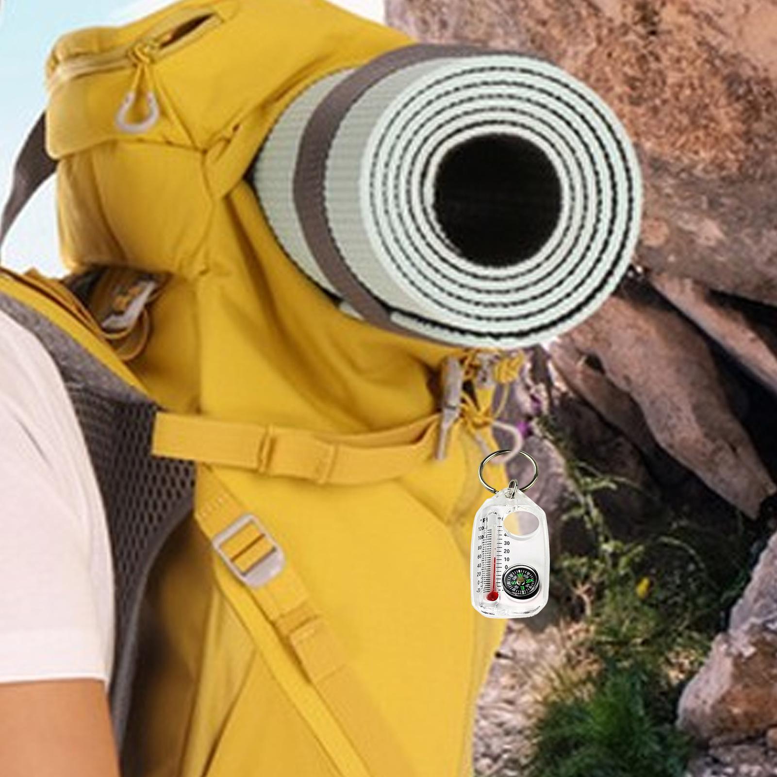 3in 1Pocket Survival Compass M - Compass Keychain Mini ulasan dan harga