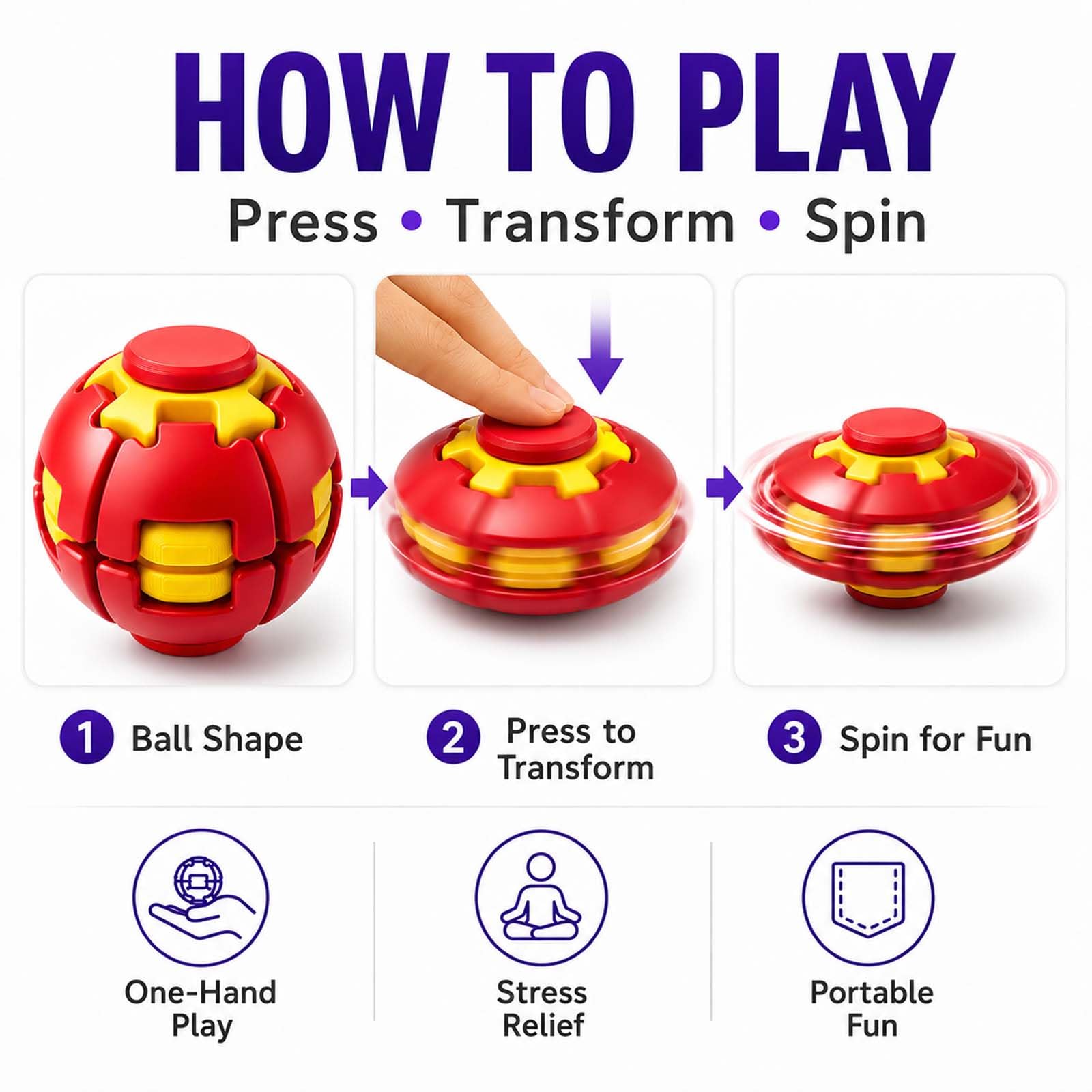 Fidget Spinner Magic Ball Cube - Fidget Spinner Bearing ulasan dan harga
