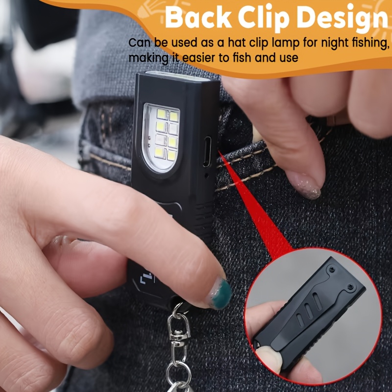 Multifunctional Mini COB LED K - Keychain Flashlight ulasan dan harga