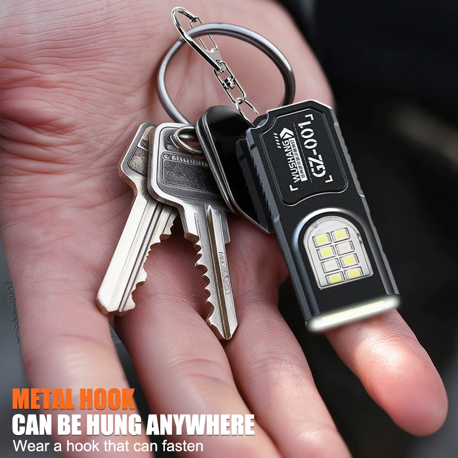 Multifunctional Mini COB LED K - Keychain Flashlight ulasan dan harga