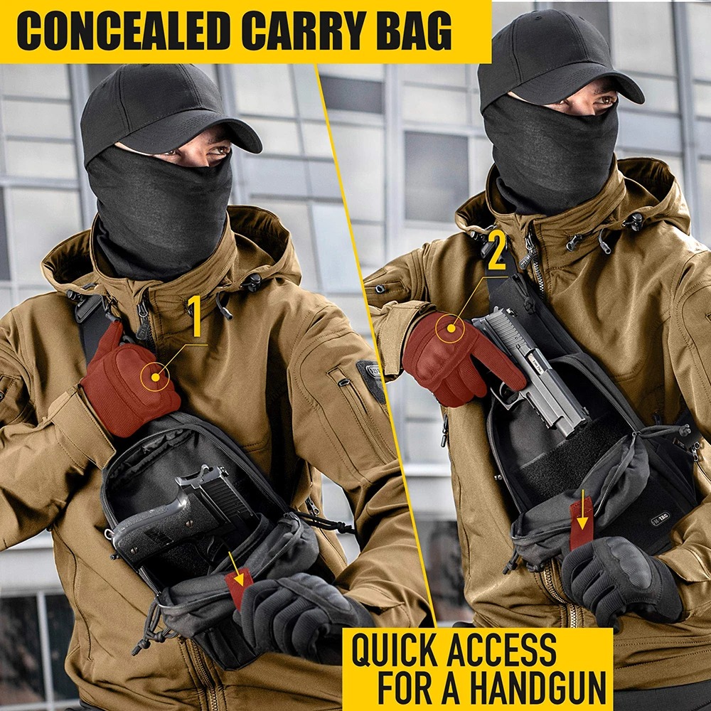 Hunting Crossbody Sling Bag |  - Edc Carry All ulasan dan harga
