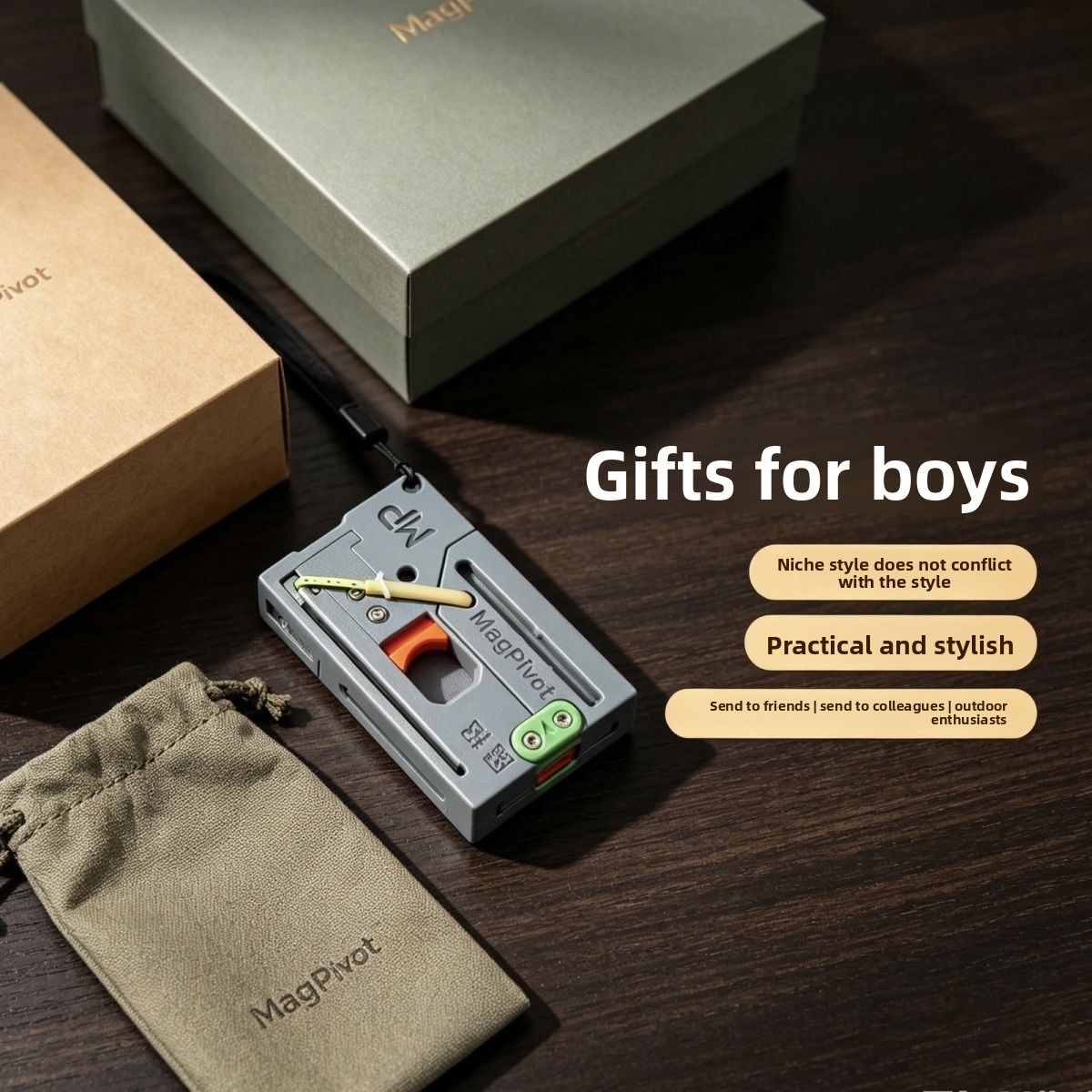 MagaPivot Card Slingshot Porta - Edc Carry Card ulasan dan harga
