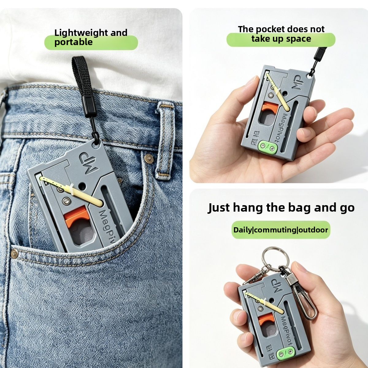 MagaPivot Card Slingshot Porta - Edc Carry Card ulasan dan harga