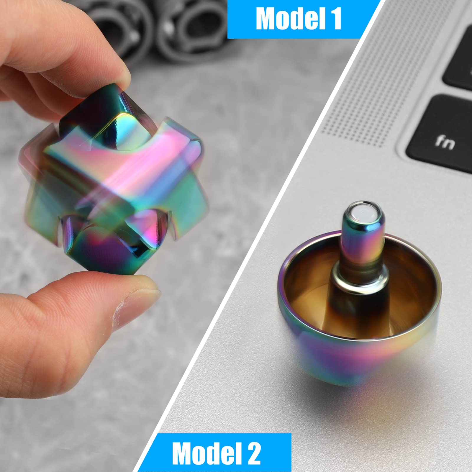 Metal Cube Rotating Fingertip  - Fidget Spinner Bearing ulasan dan harga