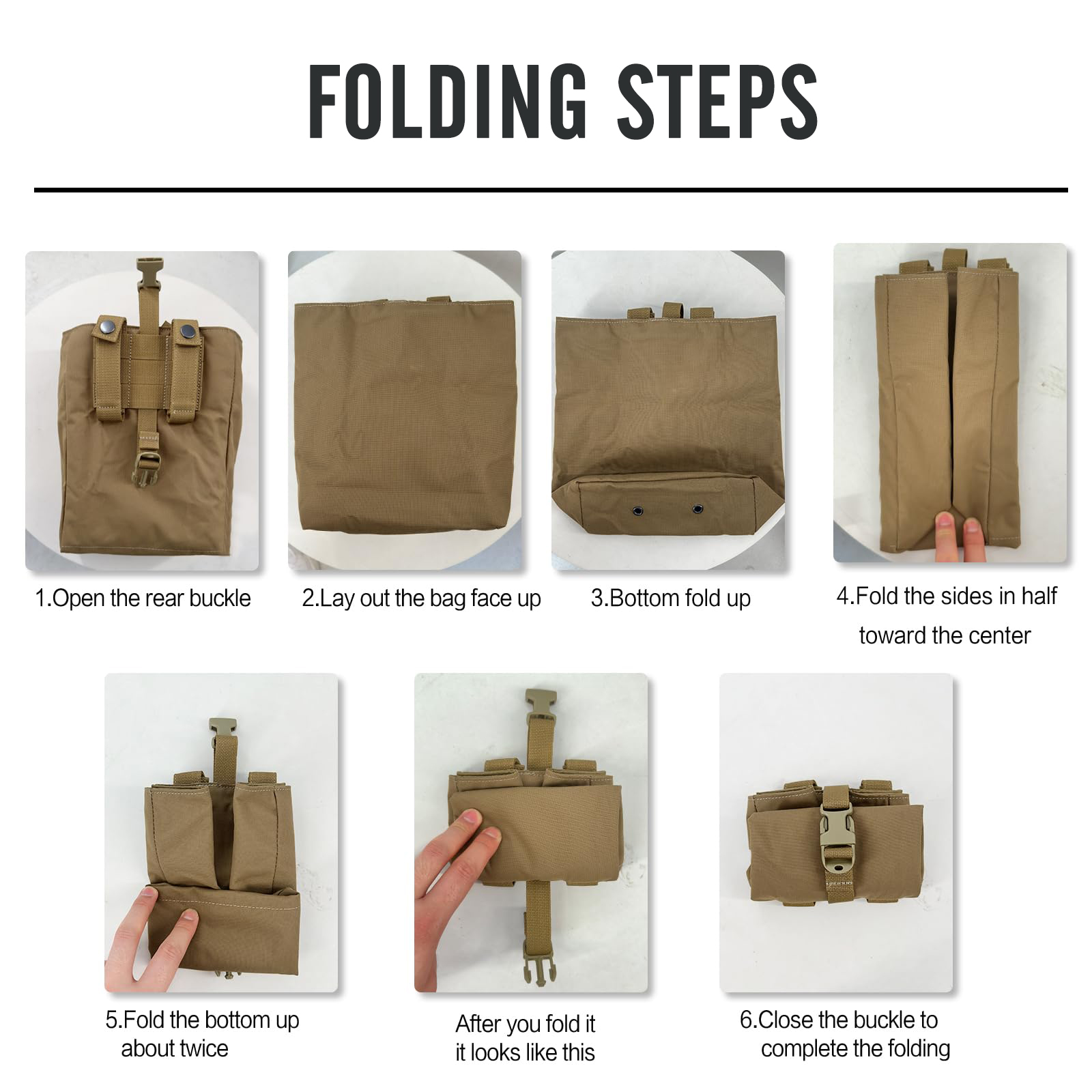 New Molle Folding Dump Drop Ma - Edc Carry Holster ulasan dan harga