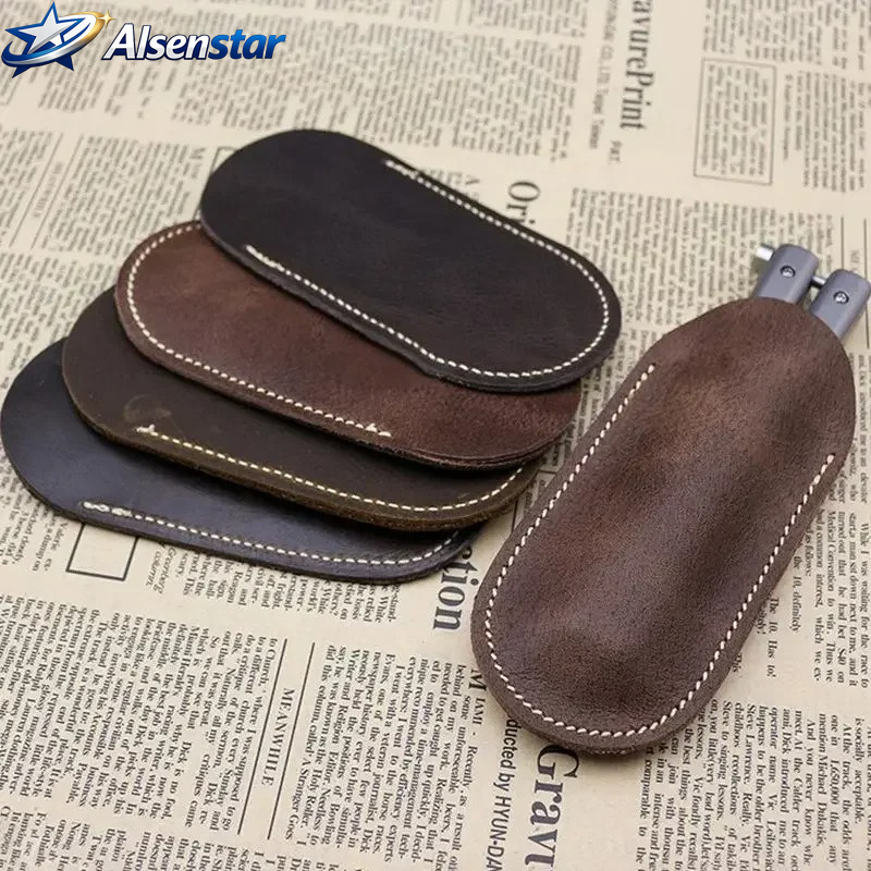 Leather small knife cover carr - Edc Pocket Carry Fixed Blade ulasan dan harga