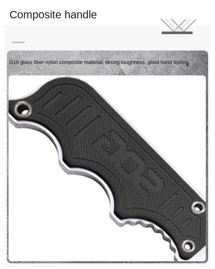 5CR15 stainless steel lightwei - Edc Fixed Blade Deep Carry ulasan dan harga