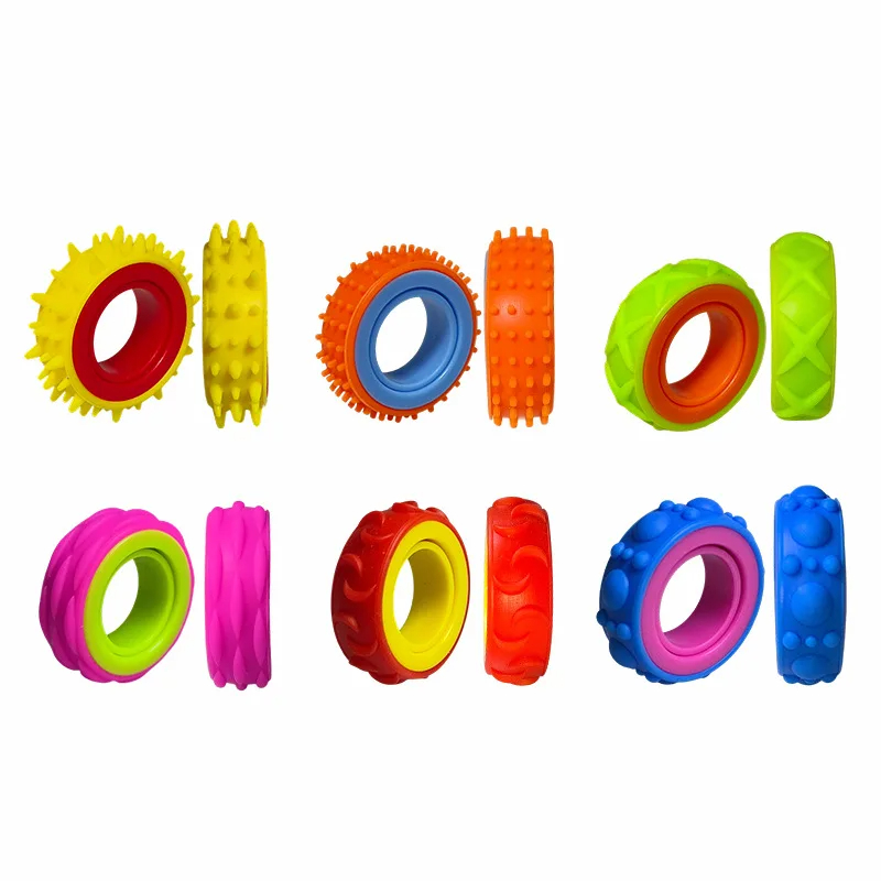 6PCS Sensory Toys Fidget Rings - Fidget Spinner Bearing ulasan dan harga