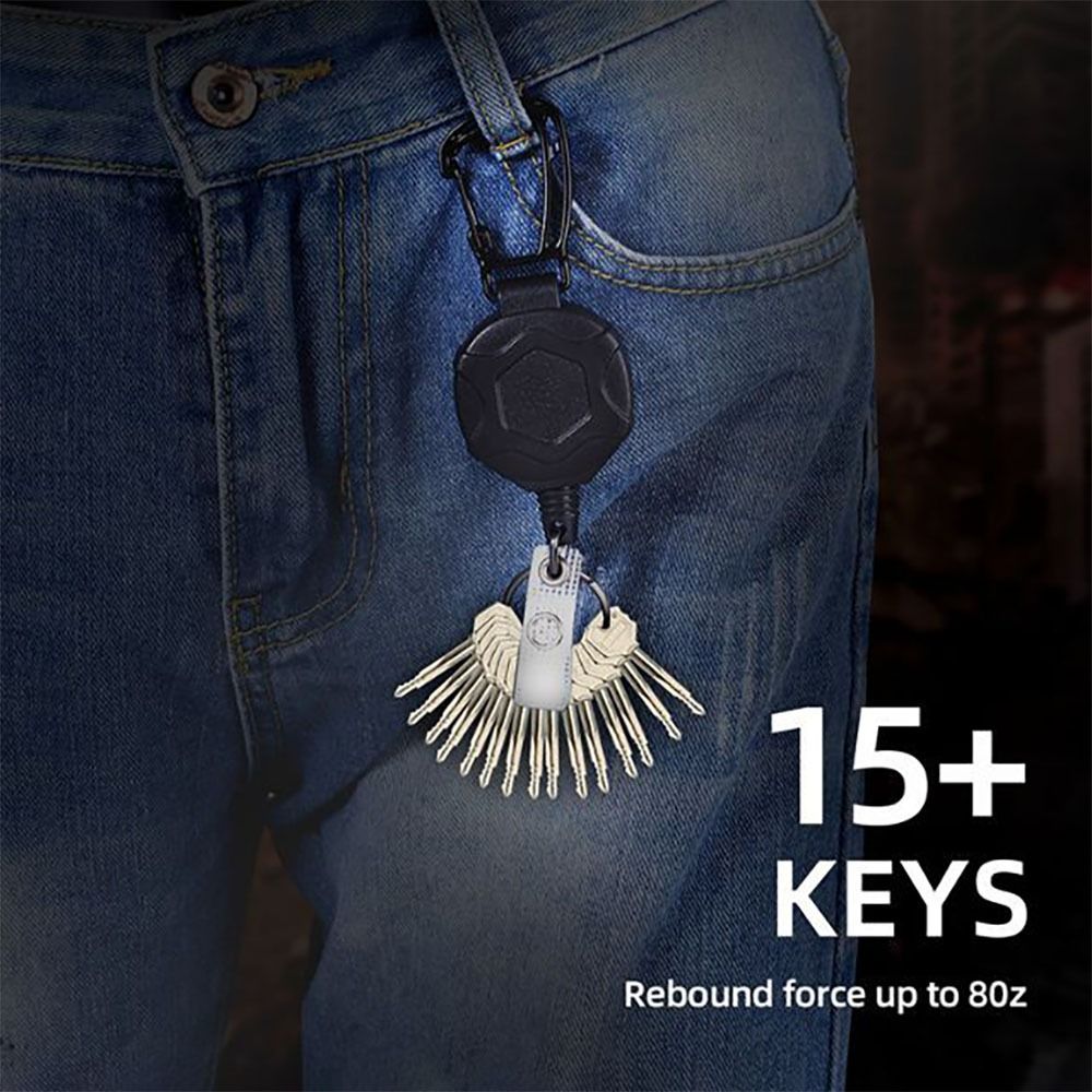 Retractable Badge Holder Heavy - Edc Carry Card ulasan dan harga