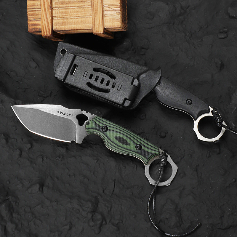 High-hardness DC53 steel strai - Edc Fixed Blade Deep Carry ulasan dan harga