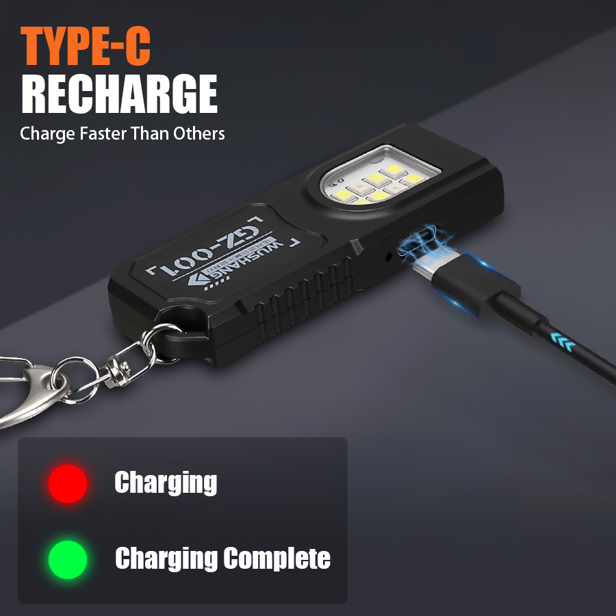 Multifunctional Keychain Flash - Keychain Flashlight ulasan dan harga