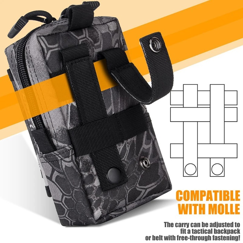Tactical MOLLE EDC Utility Wai - Edc Carry Holster ulasan dan harga